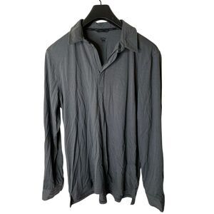 QOR 1/4 zip pullover gray men's size large